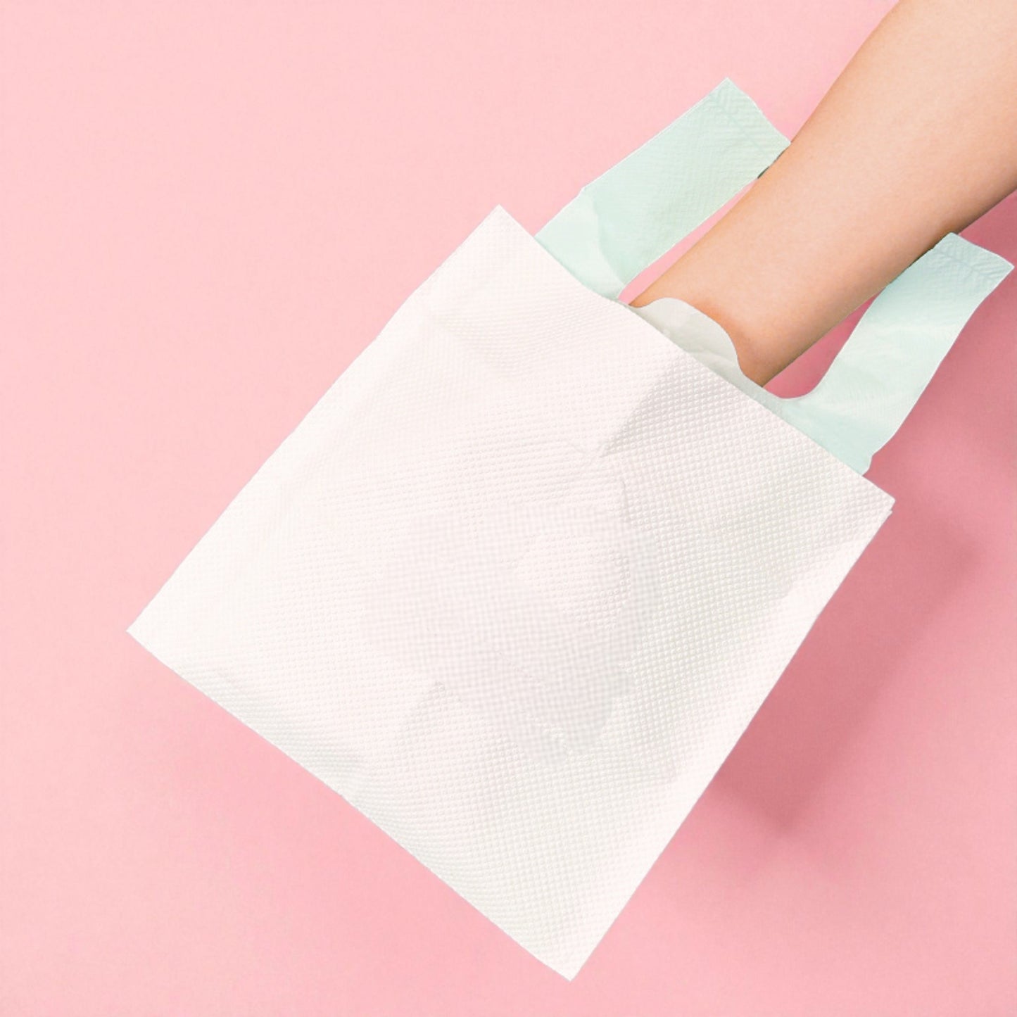 Tissue-lined Double Layer Handled Pet Poop Bags (50 pcs)