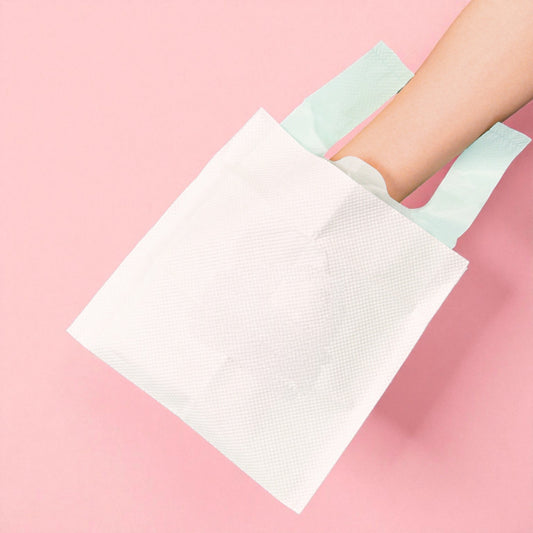 Tissue-lined Double Layer Handled Pet Poop Bags (50 pcs)